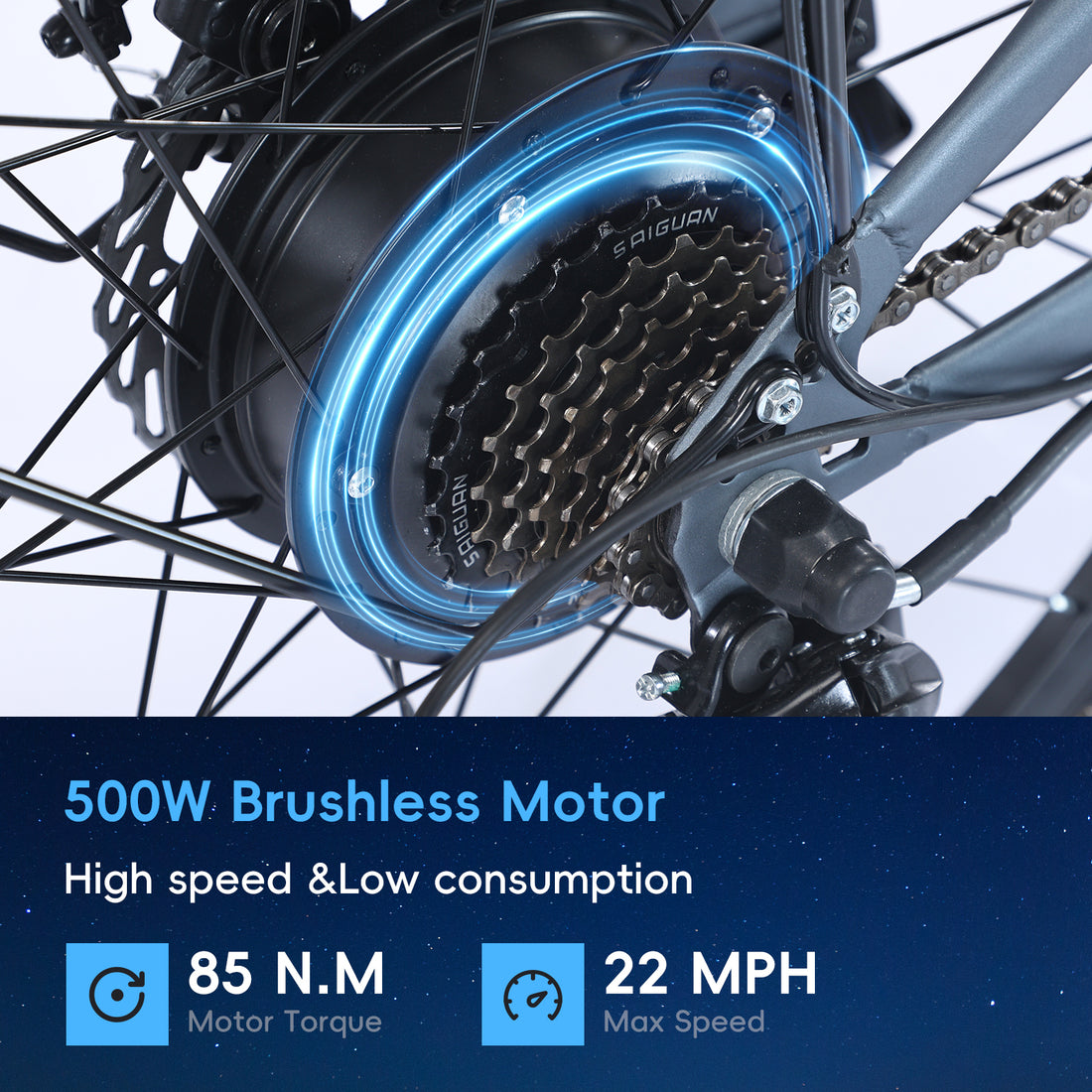 Garvee Electric Cycle for Adults City 26" Electric Bicycle Women, 350W Brushless Motor, 36V/10Ah Removable Battery, Max Speed 20 Miles/Hour, Use LCD Display, Light Blue