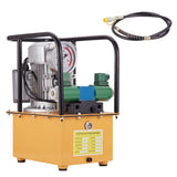 Garvee Electric Driven Hydraulic Pump With Double Acting Solenoid Valve For Punching Bending Jack Cylinder Machines 8L Aluminum