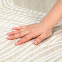 Garvee Modern Camel 10x13 Washable Rugs for Living Room Modern Bedroom Rug Aesthetic Beige Rug Large Area Rug Non Slip Throw Rugs Soft Faux Wool Low Pile Stain Resistant Carpet for Dining Room 10'x13' Beige