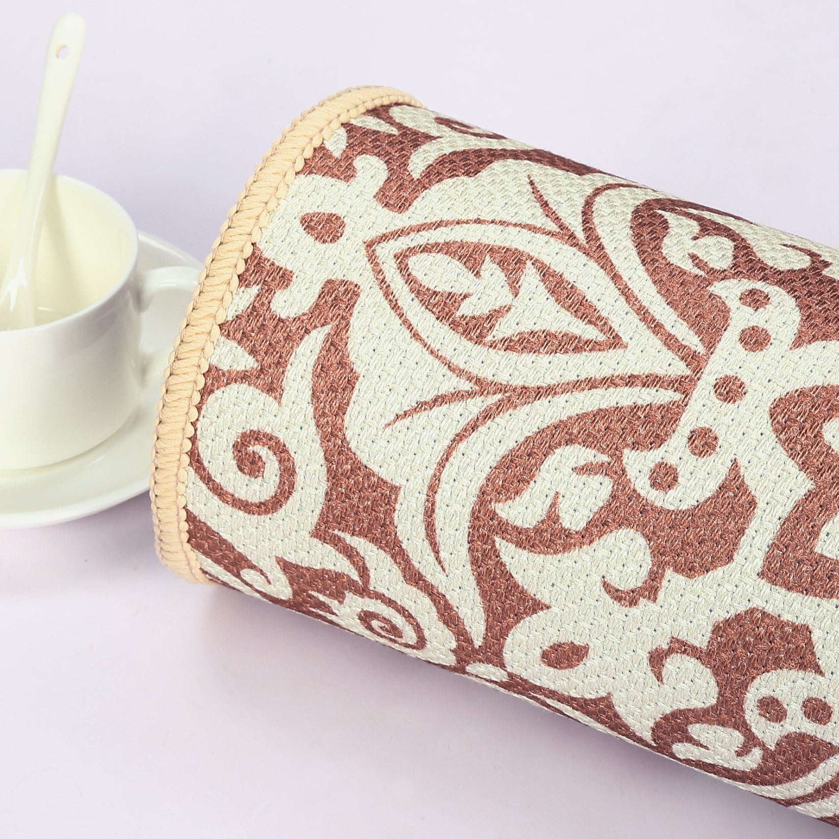 Garvee Indoor/Outdoor Area Rug 5x8 Moroccan Geometric Area Rug Non Slip Washable Rug Patio Rug Vintage Easy Clean Rustic Floor Carpet for Living Room Dining Room Kitchen Backyard Porch Rust