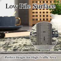 Garvee Large Area Rug 10x13 Abstract Rug Machine Washable Area Rug Non Slip Low Pile Rugs Lightweight Rug for Bedroom Living Room