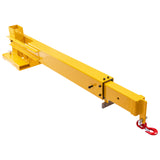 Garvee Forklift Mobile Crane, 6000Lbs/3T Forklift Mobile Crane, 83"-149" Adjustable Forklift Mobile Crane Manual Telescopes, for Warehouse, Factories, Construction - Yellow