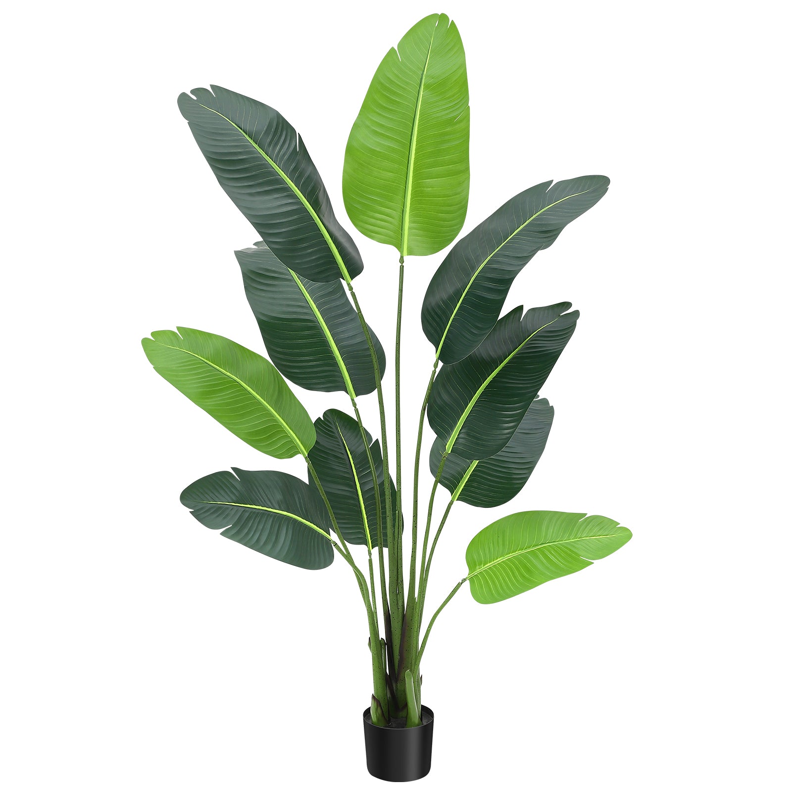 Garvee 5ft Artificial Plants Indoor - Premium Simulated Silk Fabric, No Maintenance Required, Adjustable Branches, Realistic Look, Easy to Assemble - Ideal DéCor for Home or Office