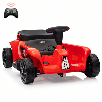 Garvee Ride - P Series: 2 Seaters 4-Wheelers Electric Ride On Toy for Kids, 24V 120W*2 Powerful Motors Max Load 200 Lbs, Two Driver Modes + Remote Control Modes for Toddlers Child with Music, USB, Storage Box, Red