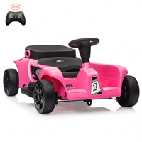 Garvee Ride - P Series: 2 Seaters 4-Wheelers Electric Ride On Toy for Kids, 24V 120W*2 Powerful Motors Max Load 200 Lbs, Two Driver Modes + Remote Control Modes for Toddlers Child with Music, USB, Storage Box, Pink-Color