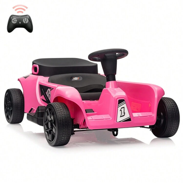 Garvee Ride - P Series: 2 Seaters 4-Wheelers Electric Ride On Toy for Kids, 24V 120W*2 Powerful Motors Max Load 200 Lbs, Two Driver Modes + Remote Control Modes for Toddlers Child with Music, USB, Storage Box, Pink-Color