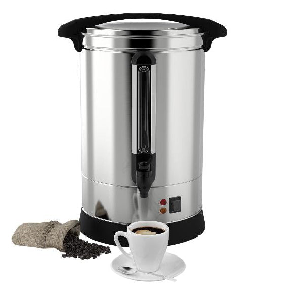 Garvee 14L(90Cup)Coffee Pot, Stainless Steel Coffee Urn with Silicone Faucet for Parties, Office, Catering Events, Meeting Rooms