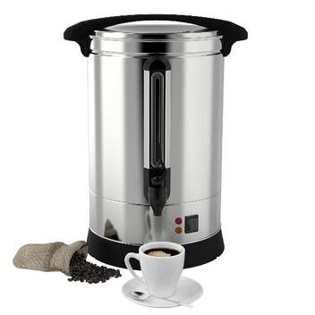 Garvee 14L(90Cup)Coffee Pot, Stainless Steel Coffee Urn with Silicone Faucet for Parties, Office, Catering Events, Meeting Rooms