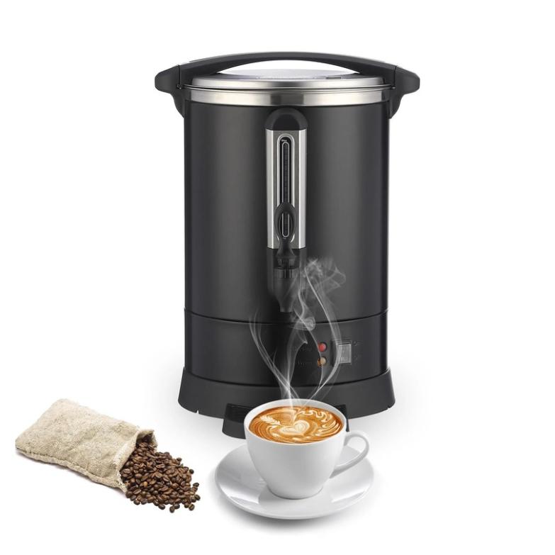 Garvee 18L(120Cup) Coffee Pot, Hot Water Dispenser with Percolator, Stainless Steer Hot Beverage Thermos