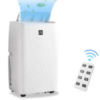 Garvee Portable Air Conditioner with Cooling and Dehumidification Function,14000 BTU Portable AC Suitable for 700 Sq.Ft Air Cooler with a Remote Control Function Easy Movement