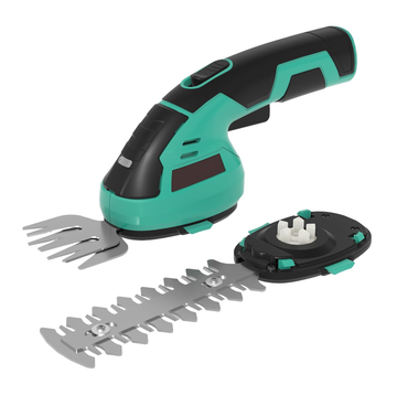 Garvee Cordless Grass Shear & Shrub Trimmer 7.2V, 2-in-1 Handheld Hedge Cutter with 2000mAh Battery, 60 Min Runtime & Type-C Charging