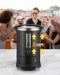 Commercial 304 Stainless Coffee Urn, Hot Drink Dispenser - GARVEE