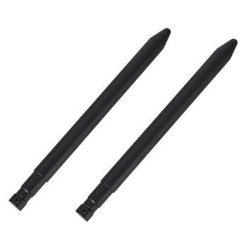 Garvee 17" Stabilizer Hay Bale Spear Attachment, Pair Quick Attach Bale Spike Without Sleeves, Black Powder Coated Hay Bale Forks Handing Equipment Fit for for Skid Steer Mount Plate Tractors Loaders
