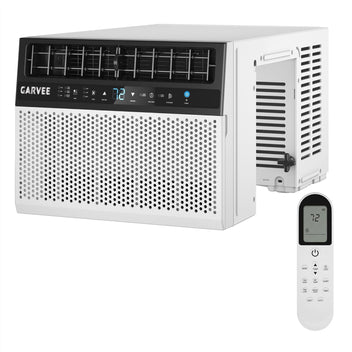 Garvee U-Shaped Window Air Conditioner 6000 BTU Ultra Quiet Energy Efficient Remote Control Dehumidifier Fan Easy Install Fits 24-48" Windows Bedroom Living Room