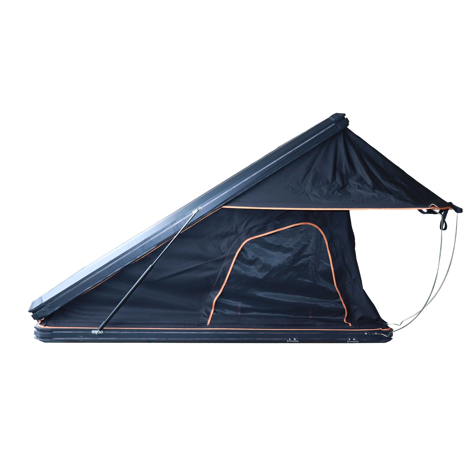 Garvee Aluminum Hardshell Rooftop Tent - 84"x52" Low-Profile Pop-Up Roof Top Tent with 2.4" Mattress, 5000mm Waterproof Rating, 660 lbs Capacity, Compatible with SUV, Truck, and Van (Black)