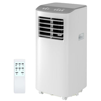 Garvee 3-in-1 Portable Air Conditioner 8K BTU Cooling & Dehumidifier Plastic Remote Control & Timer for Rooms up to 350 sq.ft