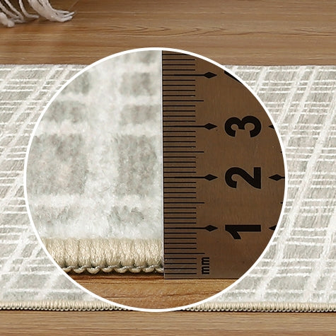 Garvee Area Rug 9x12 Modern Washable Rug Abstract Rug Lines Print Non Slip Accent Rug Indoor Soft Floor Cover Contemporary Rug Carpet Living Room Bedroom Kitchen Dining Room Grey