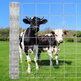 Garvee 6'x328' Galvanized Steel Hardware Cloth - Welded Mesh w/Reinforced Joints for Livestock Enclosures & Agricultural Use - Silver