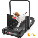 Garvee Dog Treadmill for Small and Medium Dogs, 2.5 Hp Foldable Pet Treadmill for Doggy Running Machine, 2 in 1 Foldable Pet Pacer Treadmill Pad with LED Display for Home Use, Black