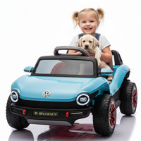 Garvee Ride - P Series: 12V Ride-On Toy With Remote Control | LED Lights, MP3, and Bluetooth | For Boys and Girls, Blue