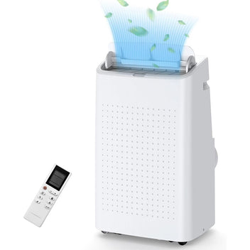 Garvee Portable Air Conditioner - 14000 Btu, 3-In-1 Cool/Fan/Dehumidify Modes With Remote Control, 24Hrs Timer/Sleep Mode, Portable Ac Unit, Suitable For Rooms Between 550-750 Sq.Ft