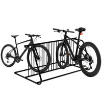 Garvee Floor Bike Rack Double-Side 10-Bike Grid Design Heavy Duty Steel Powder Coated Freestanding Stable Garage Yard Parking Stand