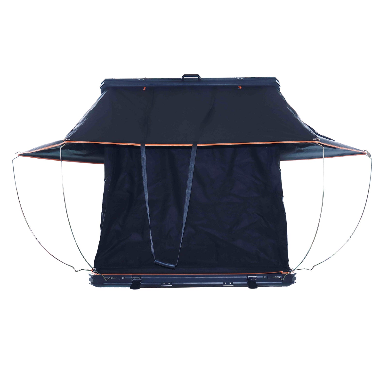 Garvee Aluminum Hardshell Rooftop Tent - 84"x52" Low-Profile Pop-Up Roof Top Tent with 2.4" Mattress, 5000mm Waterproof Rating, 660 lbs Capacity, Compatible with SUV, Truck, and Van (Black)