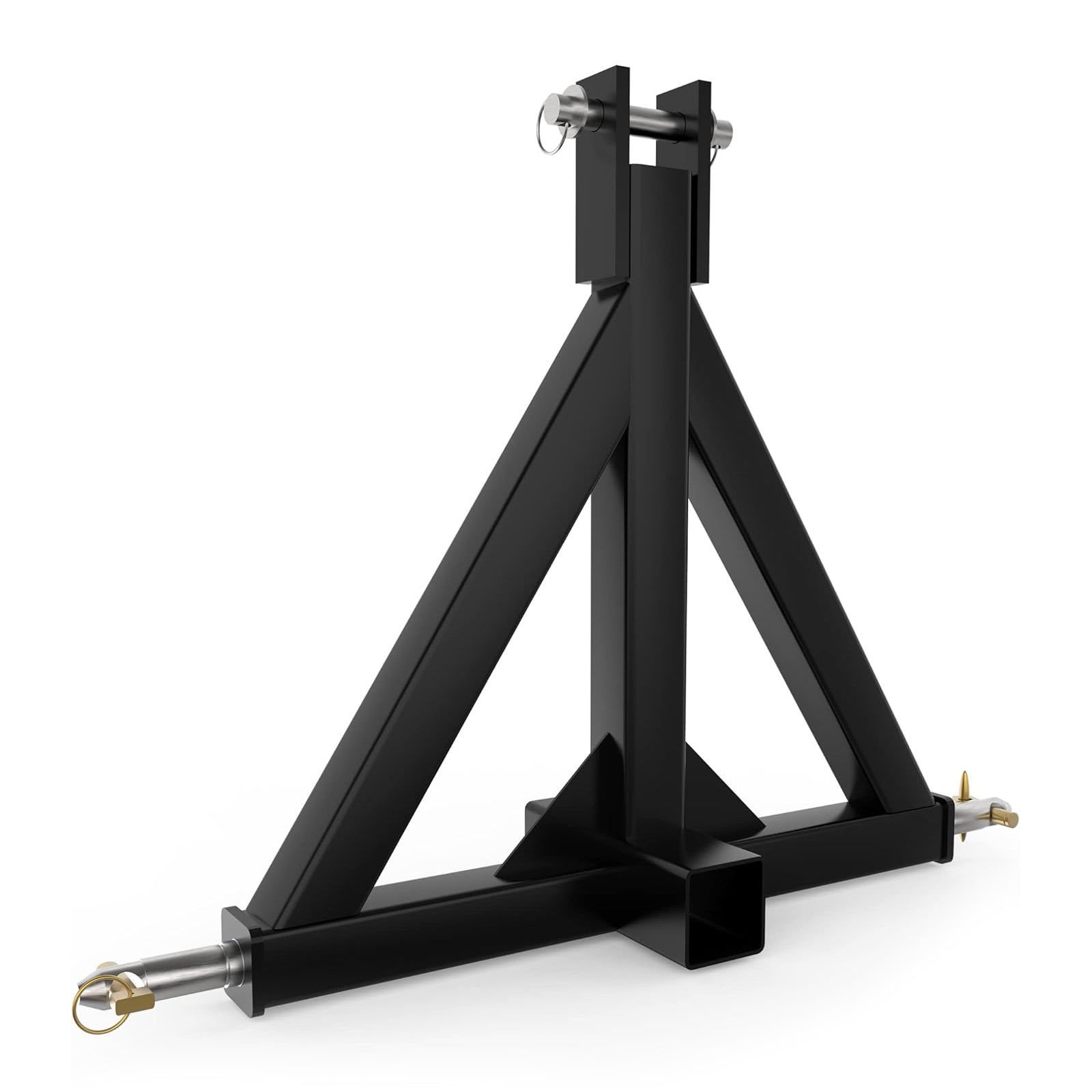 Garvee 3 Point Hitch Receiver 2" Trailer Hitch Heavy Duty Steel Drawbar Adapter Quick Change Bottom Pin Design Fits BX Kubota LM25H WLM NorTrac Yanmar Kioti Cat Tractors Industrial Use