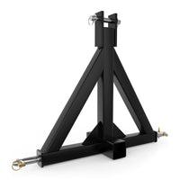 Garvee 3 Point Hitch Receiver 2" Trailer Hitch Heavy Duty Steel Drawbar Adapter Quick Change Bottom Pin Design Fits BX Kubota LM25H WLM NorTrac Yanmar Kioti Cat Tractors Industrial Use