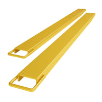 GARVEE Pallet Fork Extension L72xW5.5 Inch Heavy Duty Steel Pallet Extensions for Forklift Yellow