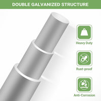 Garvee Heavy Duty 9GA Cattle Fence 4x328 FT - Thick Galvanized Steel w/Reinforced Joints for Livestock Farm Horse Protection