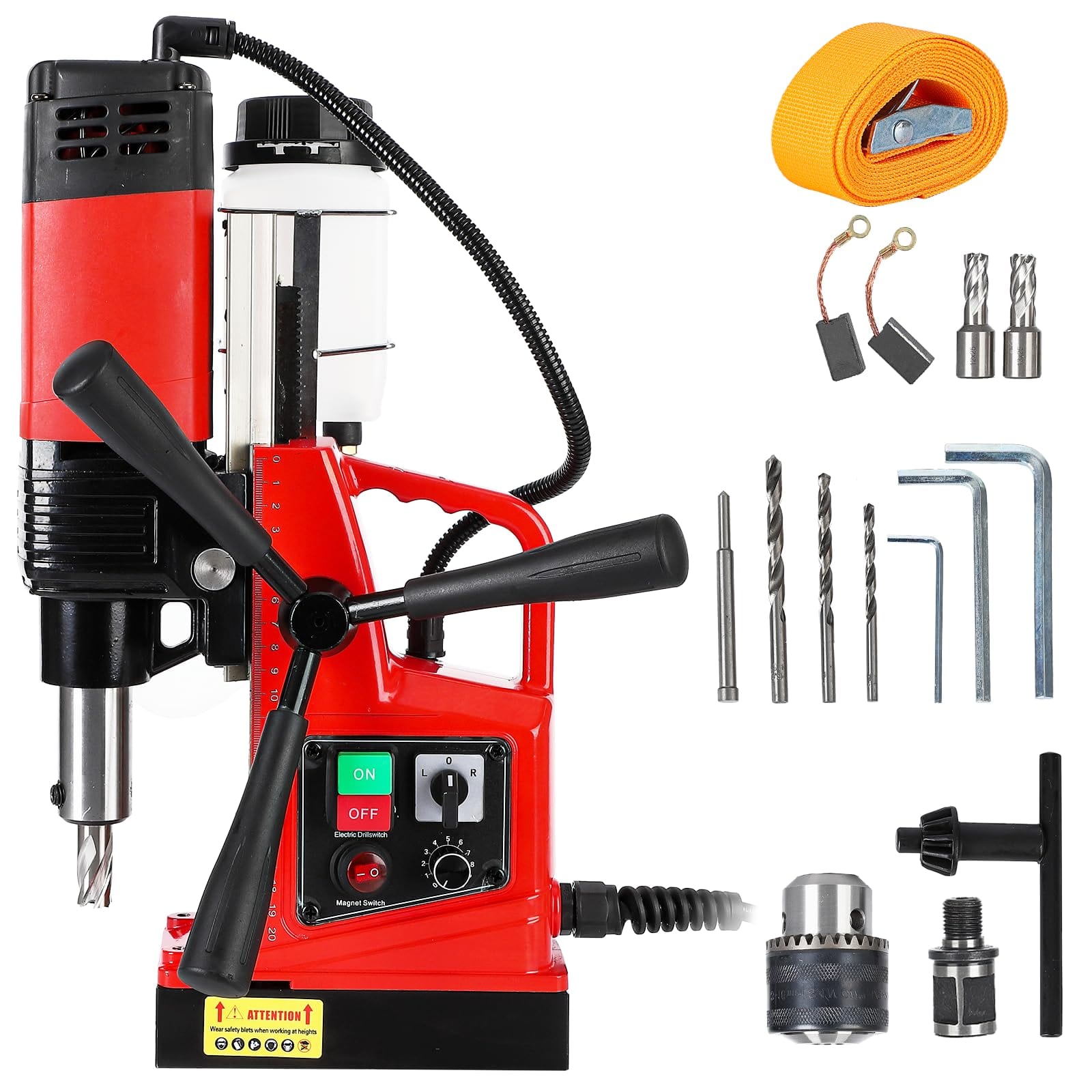 1.57 Inch 1300W Mag Drill Press,Dia 2922lbf for Industrial Use