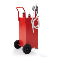 GARVEE 30 Gallon Gas Caddy with Pump Portable Fuel Storage Tank Gasoline Diesel Fuel