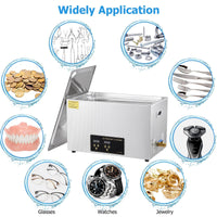 600W 30L Ultrasonic Cleaner with Timer & Heater for Jewelry