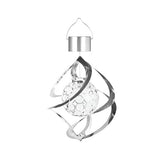 Garvee Solar Wind Chimes Lamp Color-Changing Hanging Mobile Wind Chime Outdoor LED Solar Light Waterproof LED Hanging Lamp Outdoor Porch Deck Garden Patio Festival Decoration Hollow Ball Style