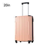 Garvee Hardshell Suitcase With Lightweight TSA Approved Locks And 3-Level Telescopic Handle Pink 20 Inches Travel Luggage With Expandable Function