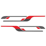 Garvee 4pcs Vinyl Graphics Decals Stickers Caravan Trailer Camper Auto Car Decoration