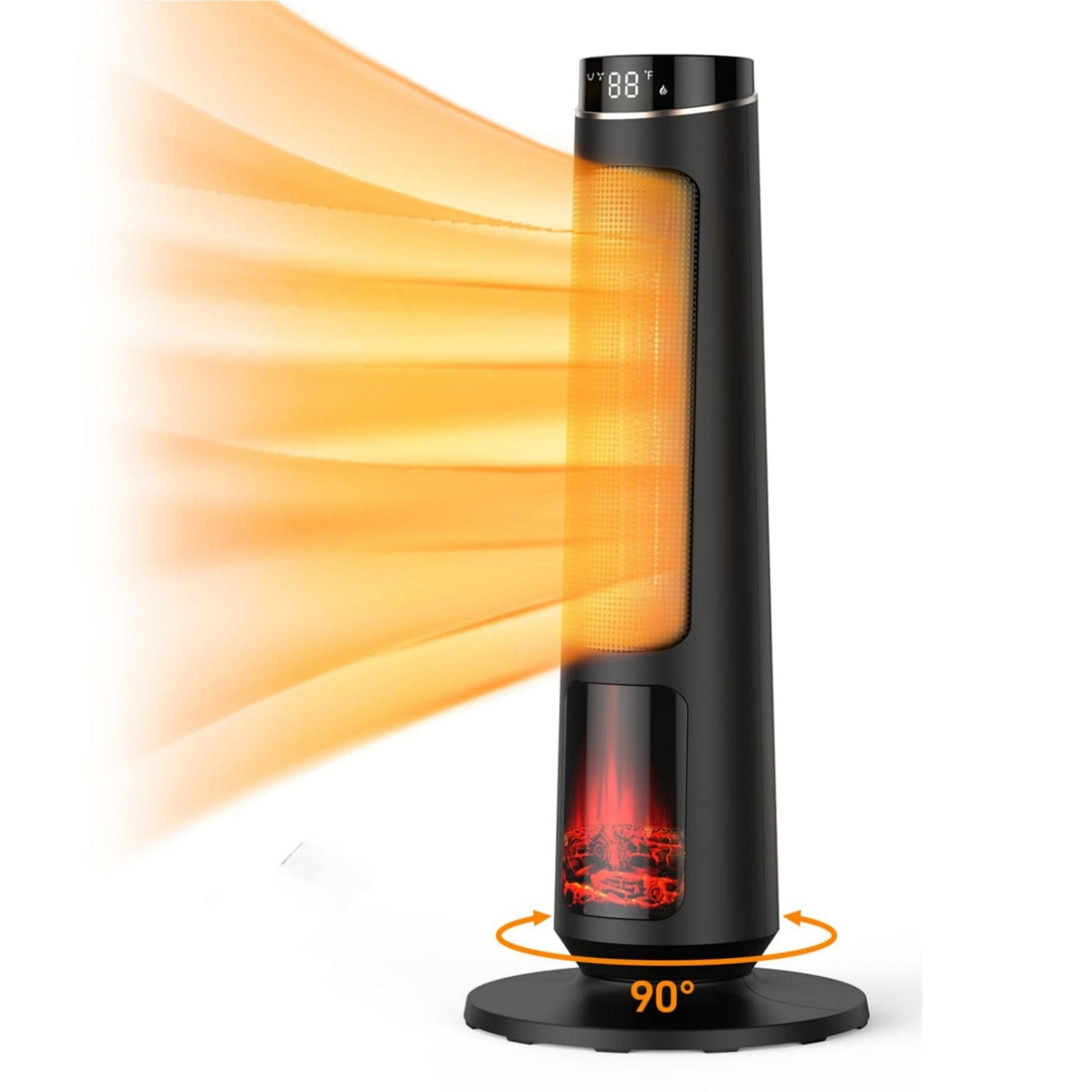 31 inch 1500W PTC Ceramic Tower Heater for Large Rooms - GARVEE