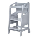 Garvee Toddler Standing Tower + Adjustable Heights + Non-slip Design + 100% Wood + Anti-tip Structure + Chalkboard + Kitchen & Sink Use