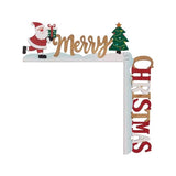 Garvee Christmas Door Frame Ornament 8 x 5 Inches Christmas Decorations for Living Room Reading Room Classroom Kitchen Restroom Right Side