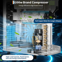 Garvee 2+1 Flavors 2600W Commercial Soft Serve Ice Cream Machine, 11.0-12.2 Gal/H Soft Serve Ice Cream Maker with LED display, Self-Cleaning, High Productivity Equipment for Restaurant & Snack Bar