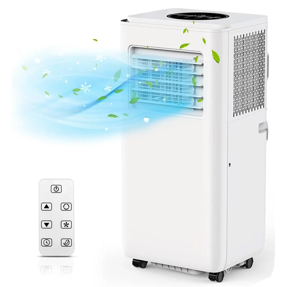 Garvee 10000 BTU Portable Air Conditioner, Indoor AC Unit with Remote Control, Built in Dehumidifier & Fan & Sleep Mode, 24H Timer, Portable AC for Room, Office