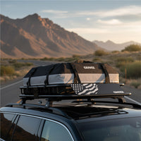 Garvee 64"x39"x6"  Universal Roof Rack Basket - 200 lbs Capacity Rooftop Cargo Carrier with 21 Cubic Feet Waterproof Luggage Bag (52"x39") for SUVs, Trucks, and Vehicles