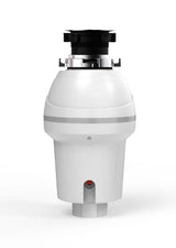 Garvee Garbage Disposal 1/2 HP, Continuous Feed Food Waste Disposer with Air Switch & Flange Seal, Stainless Steel Garbage Disposer, Compact Food Waste Grinder for Kitchen Sink, Grey - 331-1/2 HP 4-stage grinding 3500r/min with air switch, gray