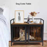 Heavy Duty Double Dog Crate with Divider for Small Dogs ZH-02