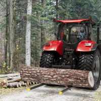 Garvee 50" 3 Point Pallet Forks,1500Lbs Capacity Adjustable Width Range(28"-45") Pallet Fork Attachments,3 Point Hitch Pallet Forks for Tractor Category 1