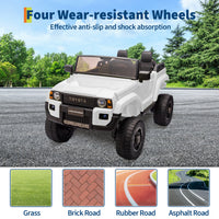 Garvee Ride P Series  24V Kids Electric Ride-On Car w/Parent Remote Control, 4WD/2WD Switch, Bluetooth Music, LED Lights & Shovel – 2-Seater Off-Road Toy for Over 3 Years, ASTM/CPSIA Certified