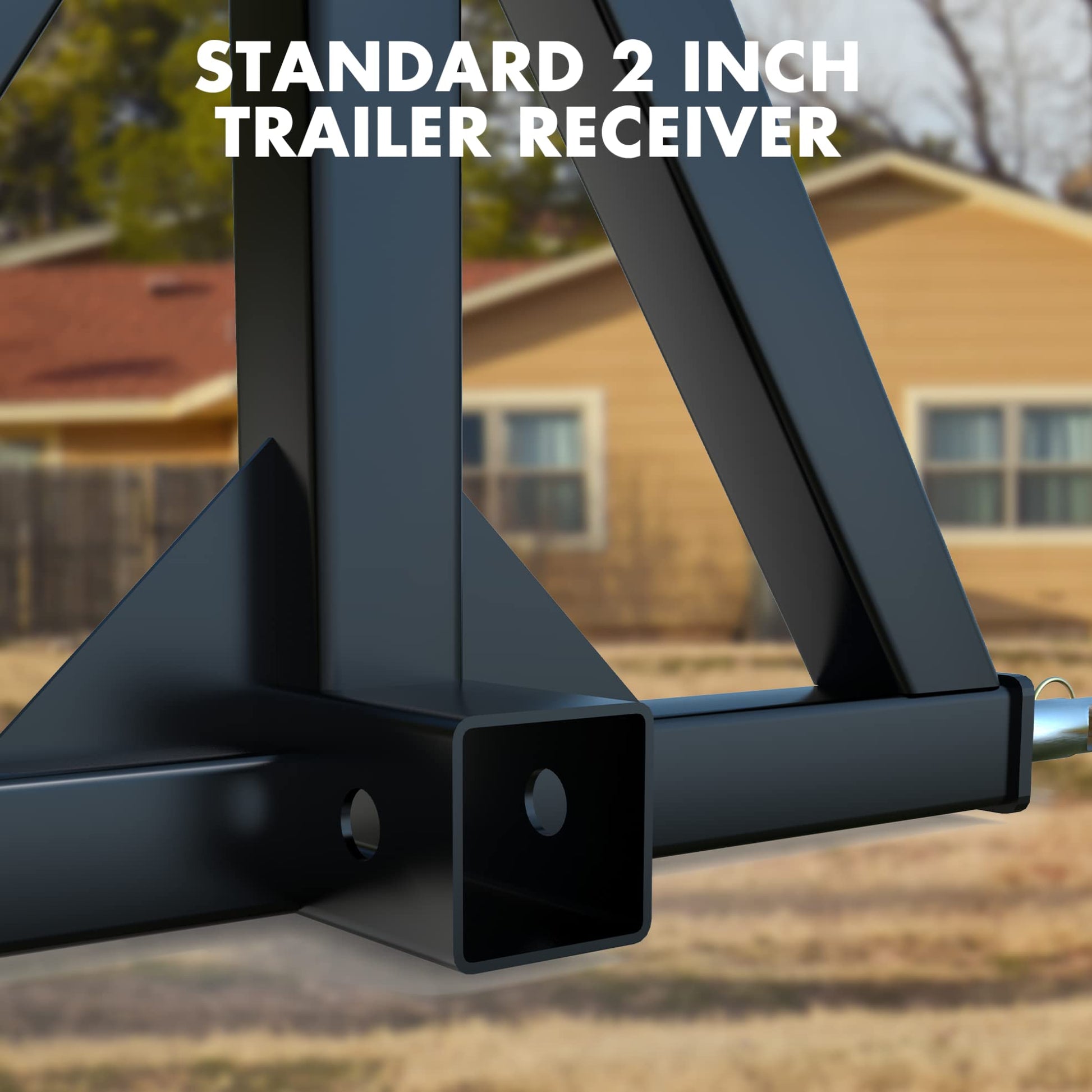 3 Point 2 Inch Trailer Hitch Receiver for Category 1 Tractors - GARVEE