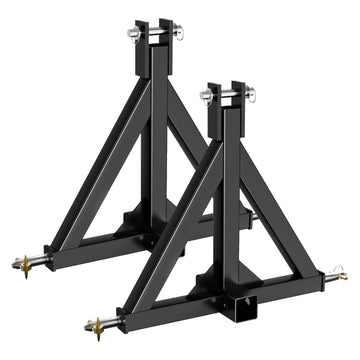 Garvee 3 Point Hitch Receiver 2" Trailer Hitch Heavy Duty Steel Drawbar Adapter Quick Change Bottom Pin Design Fits BX Kubota LM25H WLM NorTrac Yanmar Kioti Cat Tractors Industrial Use