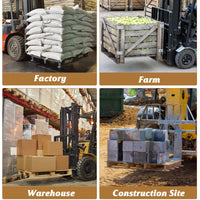 Garvee Forklift Pallet Extensions, 72 Inch Fork Extensions 4.5 Inch Width, 5500 LBS Capacity Heavy Duty Fork Extensions for Forklifts, 1 Pair Forklift Extensions for Forklift Truck Red